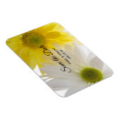 Gelbe und weiße Milchmädchen Hochzeit retten das D Magnet (Rechte Seite)