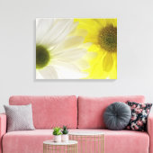 Gelbe und weiße Milchprodukte Leinwanddruck (Insitu (Wohnzimmer))