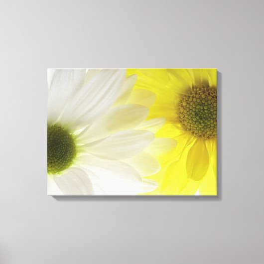 Gelbe und weiße Milchprodukte Leinwanddruck (Vorderseite)