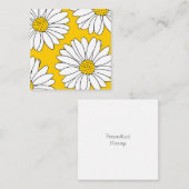 Gelbe und weiße Milchsorten 2 Mitteilungskarte (Vorne/Hinten)