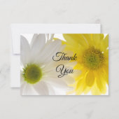 Gelbe und weiße Milchsorten Flat Dankeschön Hinwei Mitteilungskarte (Vorderseite)