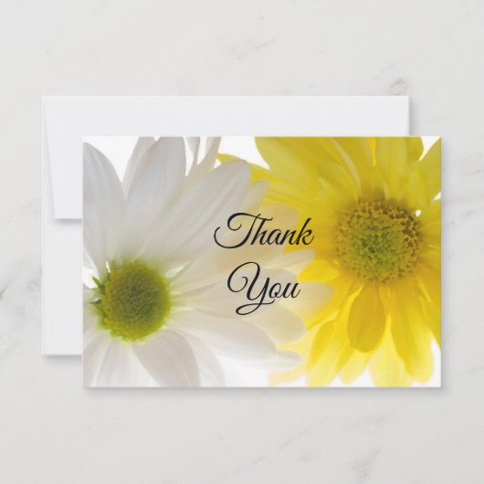 Gelbe und weiße Milchsorten Flat Dankeschön Hinwei Mitteilungskarte (Vorderseite)