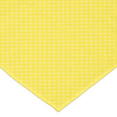 Gelbe und weiße Punkte Tischdecke (Schrägansicht)