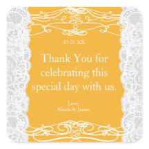 Gelbe und weiße Spitzen Elegante Hochzeitstipps