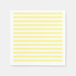 Gelbe und weiße Streifen Serviette