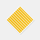 Gelbe und weiße Streifen Serviette (Ecke)