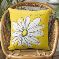 Gelbe und weiße weiße, weißliche Daisy mit benutze