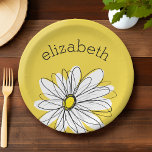 Gelbe und weiße weiße, weißliche Daisy mit benutze Pappteller<br><div class="desc">Ein Zen-und skurrile,  Hipster-Kunstwerk. Sie können einen Namen,  ein Monogramm oder einen anderen benutzerdefinierten Text hinzufügen. Wenn Sie die Kunst verschieben möchten,  klicken Sie auf die Schaltfläche Anpassen,  um Änderungen vorzunehmen.</div>