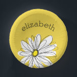 Gelbe und weiße weiße, weißliche Daisy mit benutze Pappteller<br><div class="desc">Ein Zen-und skurrile, Hipster-Kunstwerk. Sie können einen Namen, ein Monogramm oder einen anderen benutzerdefinierten Text hinzufügen. Wenn Sie die Kunst verschieben möchten, klicken Sie auf die Schaltfläche Anpassen, um Änderungen vorzunehmen.</div>