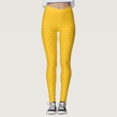 Gelbe Verankerungen Leggings (Vorderseite)