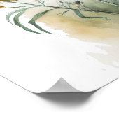 Gelbe Verkäufer Art Print Poster (Ecke)