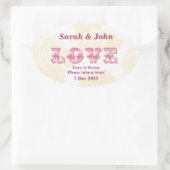 Gelbe Vintage Rose Candy Buffet Sticker (Tasche)