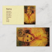 GELBE VISITENKARTE (Vorne/Hinten)