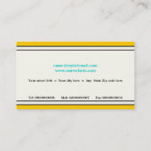 Gelbe Visitenkarte für die Weinrebe, schwarz türki