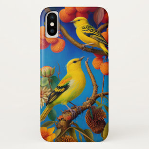 Gelbe Vögel auf einem Zweig Case-Mate iPhone Hülle
