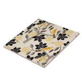 Gelbe Vögel Fliese (Seite)