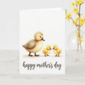Gelbe Vögel Muttertagskarte Karte (Gelbe Blume)