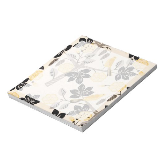 Gelbe Vögel Notizblock (Rotiert)