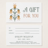 Gelbe Volkskunst - Blume (Vorne & Hinten)