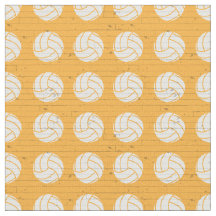 Gelbe Volleyball-Holzfußboden Gemustert