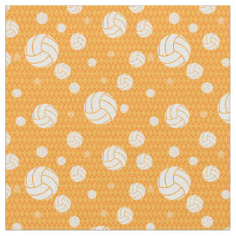 Gelbe Volleyball Zickzack Gemustert Stoff