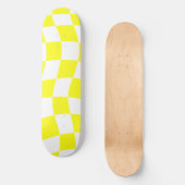 Gelbe Wacheckung Skateboard (Vorderseite)