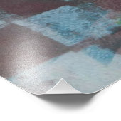 Gelbe Walnussbaumdrucke Fotodruck (Ecke)