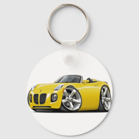 Gelbe Wandelholz Schlüsselanhänger (Vorderseite)