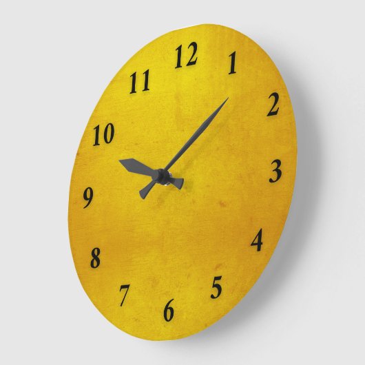 Gelbe Wanduhr (Winkel)