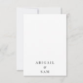 Gelbe Wasserfarbe Blütenblume Einfache Blankenhoch Dankeskarte (Rückseite)