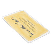 Gelbe Wasserfarbe Zeitschrift speichern Magnet (Rechte Seite)