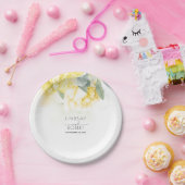 Gelbe Wasserfarben für Hochzeitspapier Pappteller (Party)