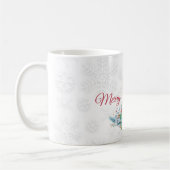 Gelbe Wasserfarbenküche und farbenfroher Kranz Kaffeetasse (Links)