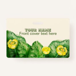 Gelbe Wasserlilie Ausweis