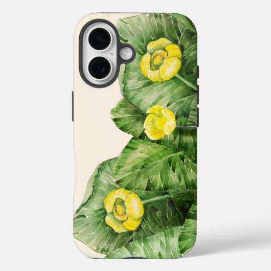 Gelbe Wasserlilie Case-Mate iPhone Hülle (Rückseite)