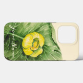 Gelbe Wasserlilie Case-Mate iPhone Hülle (Rückseite (Horizontal))
