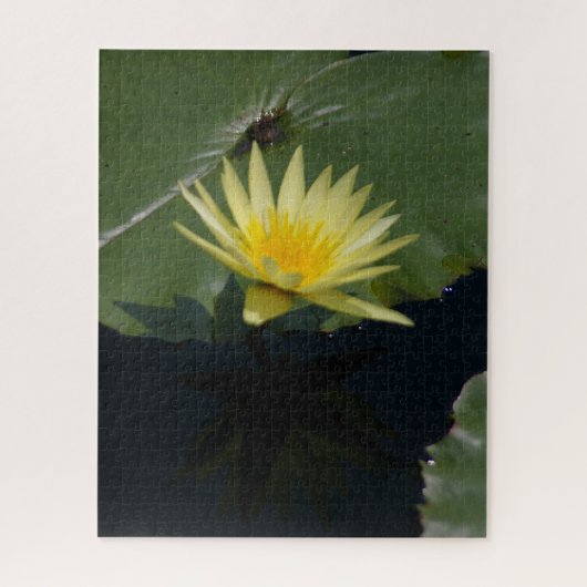 Gelbe Wasserlilie Jigsaw Puzzle (Vertikal)