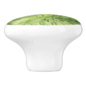 Gelbe Wasserlilie Keramikknauf (Seitenansicht)