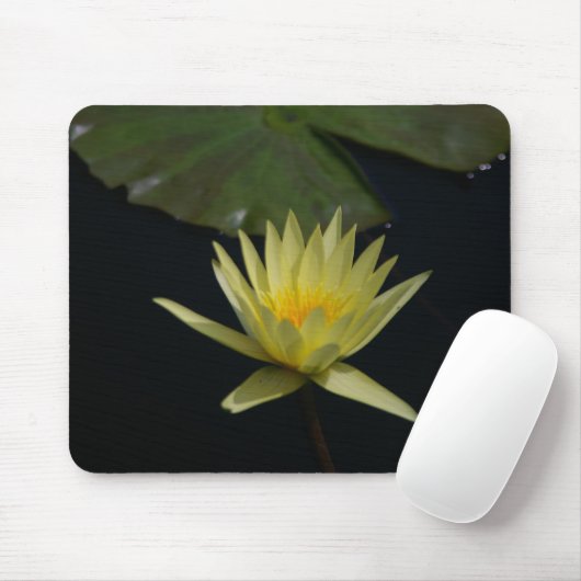 Gelbe Wasserlilie Mousepad (Mit Mouse)