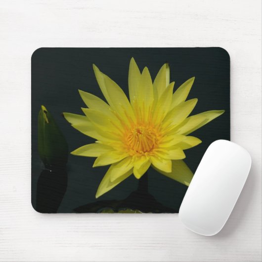 Gelbe Wasserlilie Mousepad (Mit Mouse)