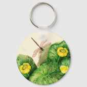 Gelbe Wasserlilie Schlüsselanhänger (Vorderseite)