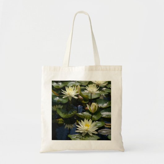 Gelbe Wasserlilien Lotus Tasche (Vorne)