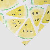 Gelbe Wassermelonen-Schnittmuster Seidenpapier (Ausschnitt)