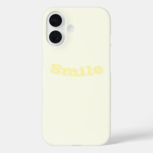 Gelbe weiche, helle, weiße Pastellfarbe iPhone 16 Hülle