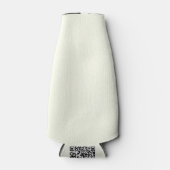 Gelbe weiche, helle, weiße Pastellfarbe Flaschenkühler (Vorderseite)