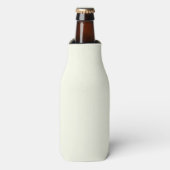 Gelbe weiche, helle, weiße Pastellfarbe Flaschenkühler (Flaschenvorderseite)