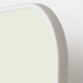 Gelbe weiche, helle, weiße Pastellfarbe Pickleball Schläger (Linke Seite)