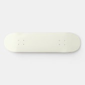 Gelbe weiche, helle, weiße Pastellfarbe Skateboard (Horizontal)