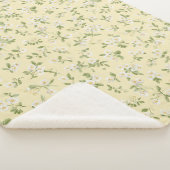 Gelbe Weiße Blumen Sherpadecke (3/4)
