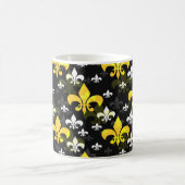 Gelbe weiße Lilie Kaffeetasse (Mittel)